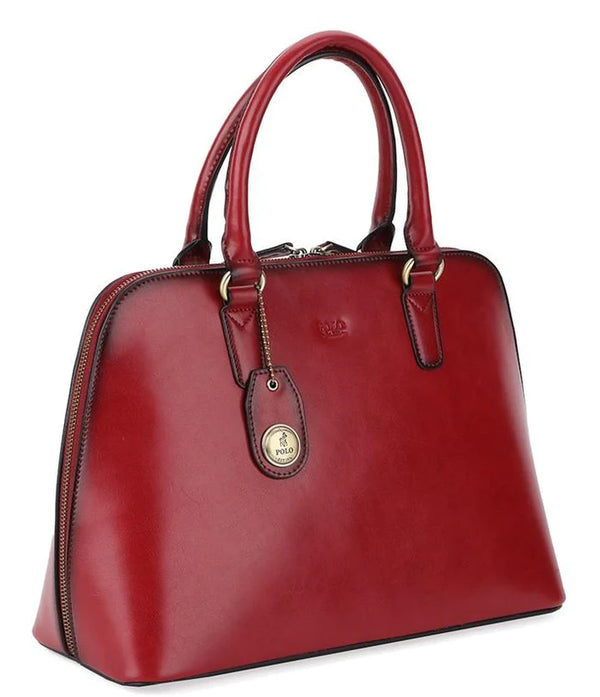Buy Lavie Women's Glossy Ushy Medium Dome Satchel Bag Black Ladies Purse  Handbag at Amazon.in